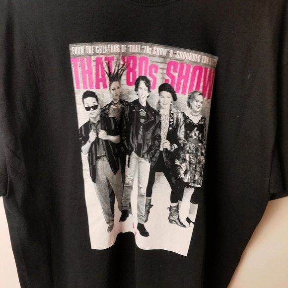 Vintage Y2K That '80s Show T Shirt Adult Black XL Extra Large American Sitcom - Picture 7 of 16